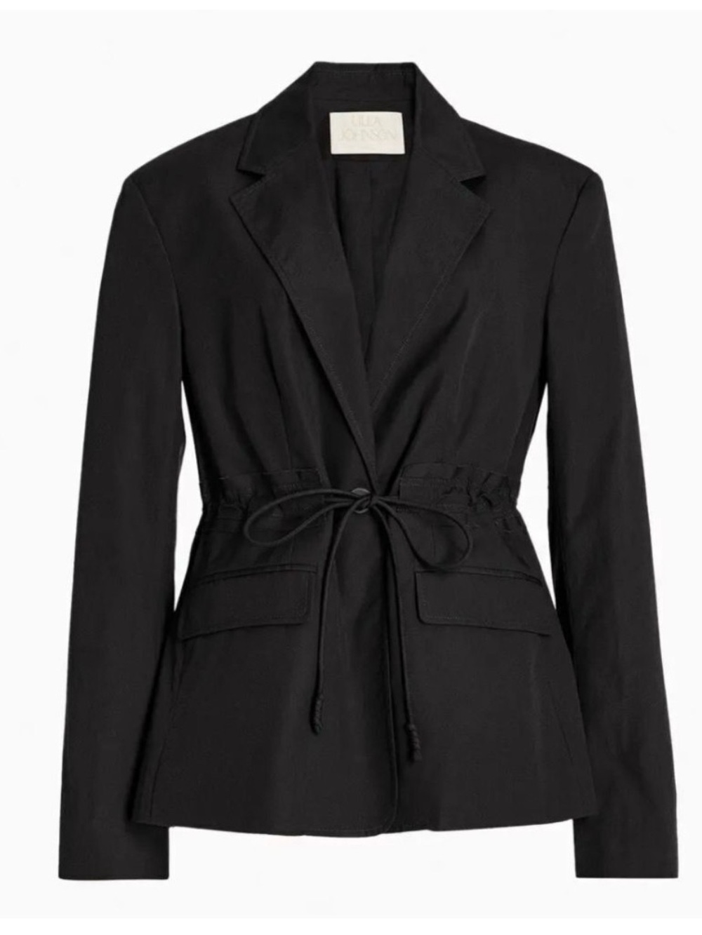 NWT Ulla Johnson Women's Black Marisol Cotton Blazer size Small